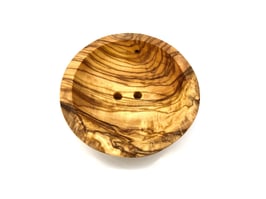 Seifenablage rund Ø ca. 8 cm aus Olivenholz