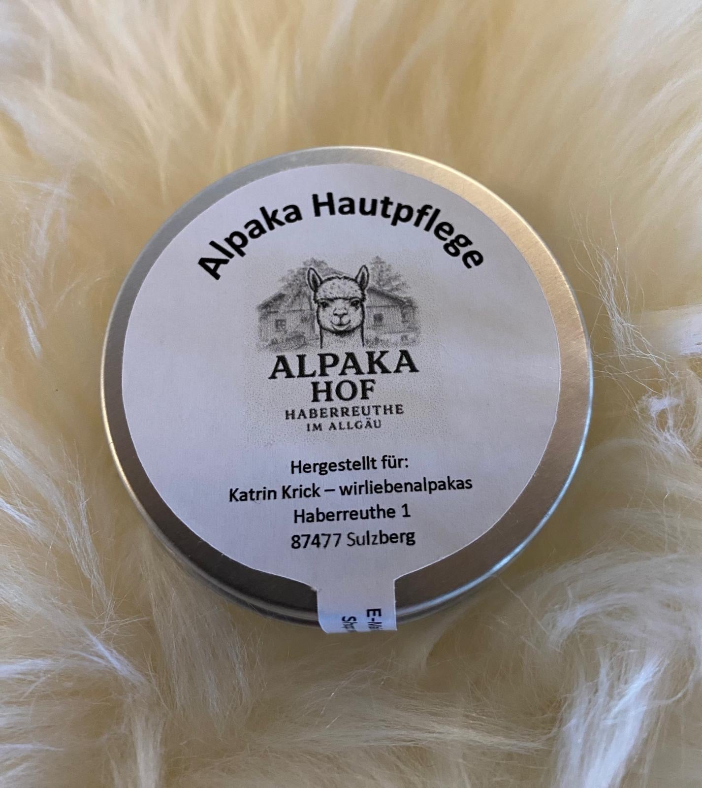 Alpaka-Hautpflege